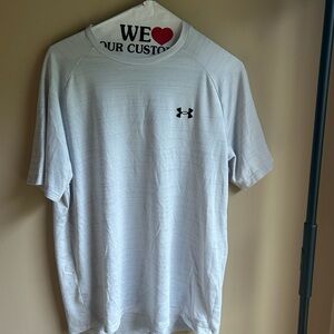 Under Armour Men's Light Gray Short Sleeve Tee
